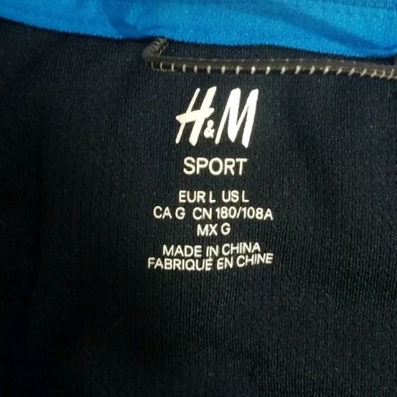 H&M Sport Men's Hooded Jacket Size Large - Picture 6 of 6